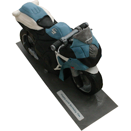 Suzuki Motorbike 3D Cake Derby