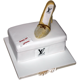 Vuitton Lace Shoe Birthday Cake Birmingham